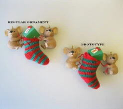 1990 Stocking Pals, ARTIST Hand Painted PROTOTYPE *Artist Signed By Ed Seale