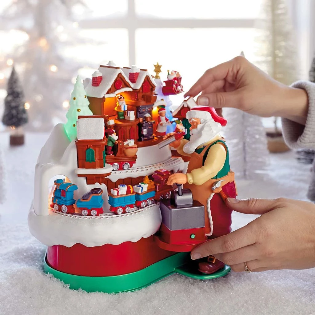 2019 Santa's Magic Train 11"W TABLETOP *Light Sound & Motion* 5 2019 Santa's Magic Train 11"W TABLETOP *Light Sound & Motion* - Image 3