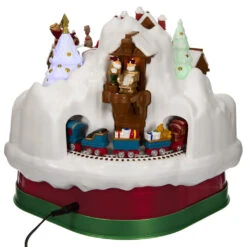 2019 Santa's Magic Train 11"W TABLETOP *Light Sound & Motion* 6 2019 Santa's Magic Train 11"W TABLETOP *Light Sound & Motion* -Hallmark MAGIC Ornaments Shop Santa Train Music Light Motion Table Back2