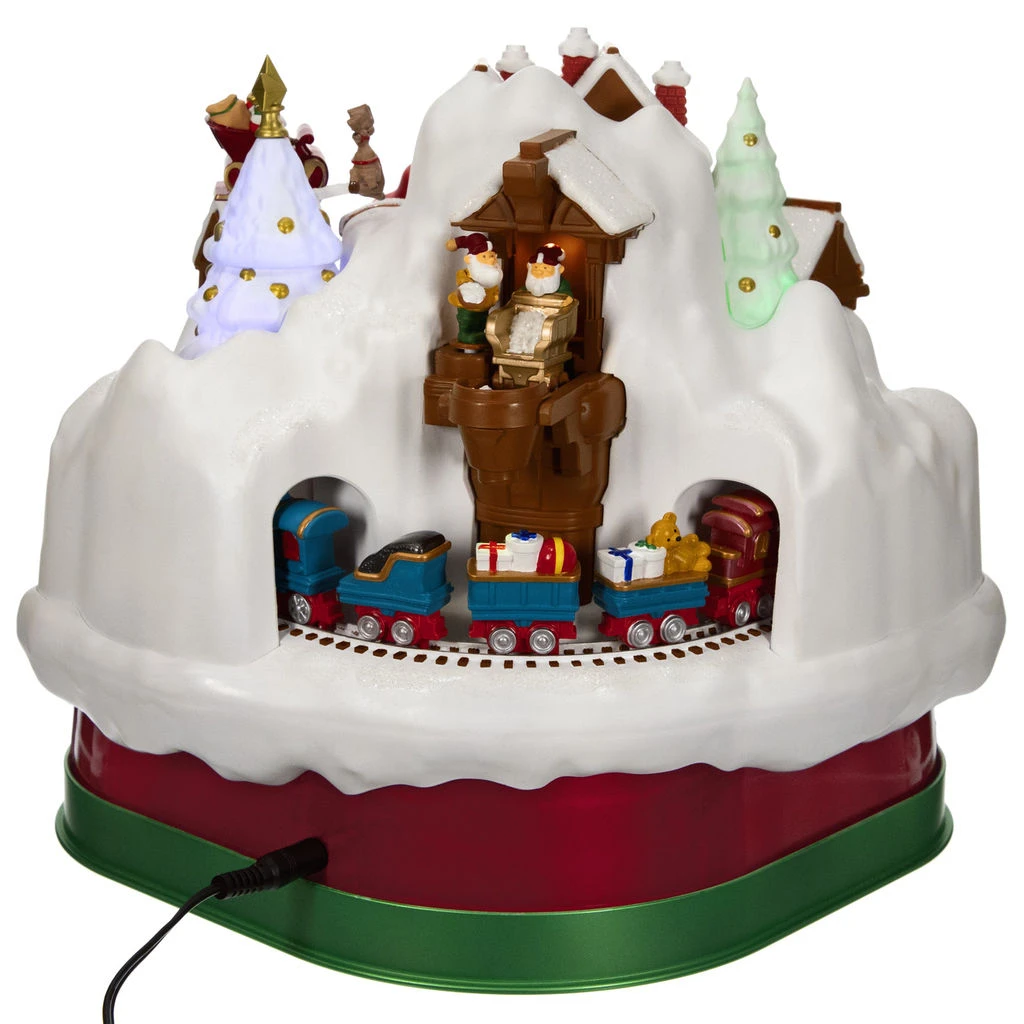 2019 Santa's Magic Train 11"W TABLETOP *Light Sound & Motion* 4 2019 Santa's Magic Train 11"W TABLETOP *Light Sound & Motion* - Image 2