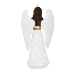 2023 Angel Of Adoration * SHIP JULY 17 9 2023 Angel Of Adoration * SHIP JULY 17 -Hallmark MAGIC Ornaments Shop White and Gold Angel Keepsake Ornament 1999QSM7857 06