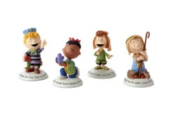 2014-18 Peanuts Nativity - Glad Tidings - 4 Figurines