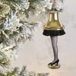 2021 A Christmas Story - THE LEG LAMP - Premium Porcelain -Hallmark MAGIC Ornaments Shop a christmas story the leg lamp 2021 porcelain keepsake ornament 2999qk1325 02