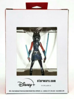 2021 Star Wars - AHSOKA TANO *Hard To Find Hallmark Red Box -Hallmark MAGIC Ornaments Shop ahsoka3