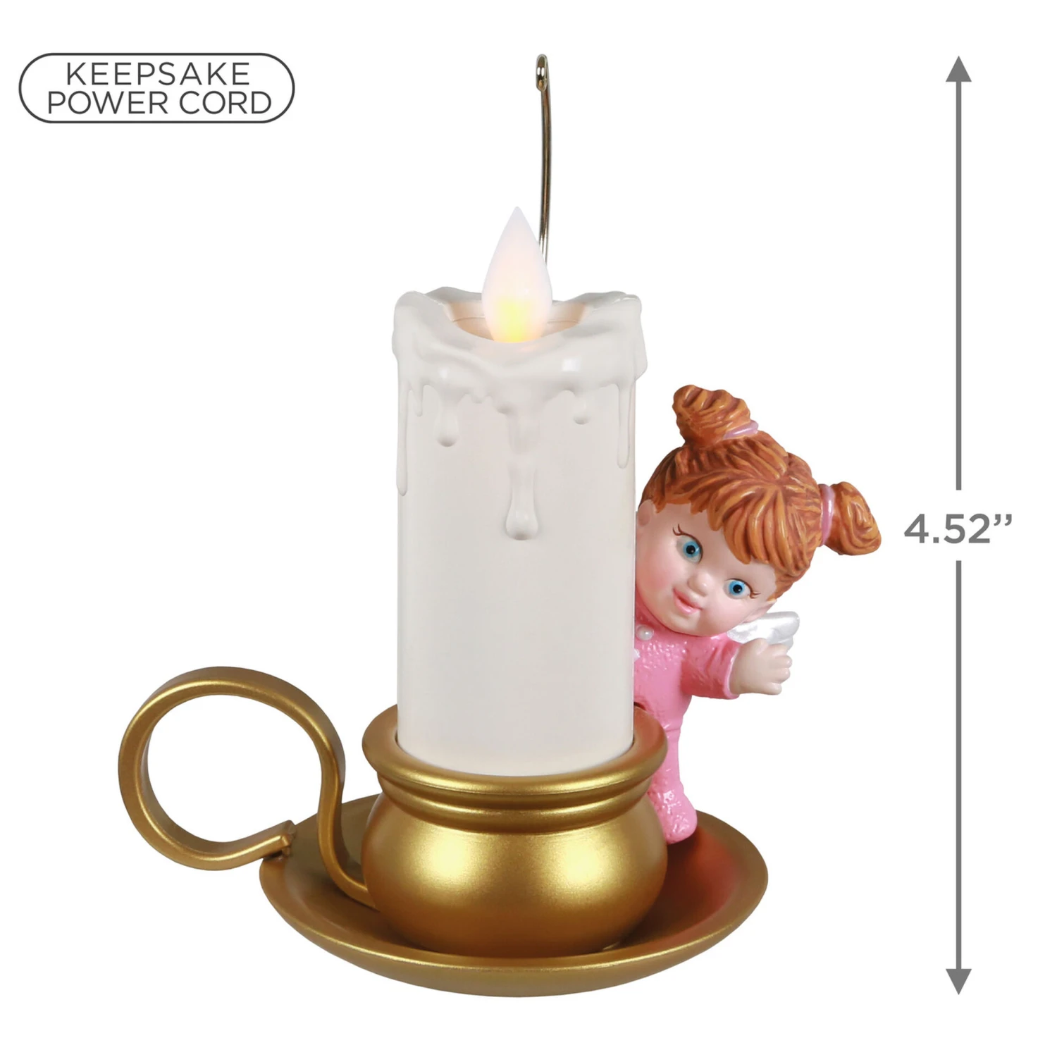 2021 Angelic Candlelight - LIGHTED Flickering Flame 4 2021 Angelic Candlelight - LIGHTED Flickering Flame - Image 2