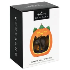 2023 Happy Halloween #11 Black Cat With Spell *SHIPS July 17 9 2023 Happy Halloween #11 Black Cat With Spell *SHIPS July 17 -Hallmark MAGIC Ornaments Shop black cat pumpkin diorama keepsake ornament 1799qfo5311 04