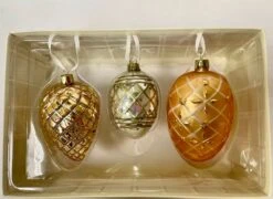 Blown Glass Signature 3" To 4" Trimmers - RARE Test Market Set -Hallmark MAGIC Ornaments Shop blownglasstrimmers1