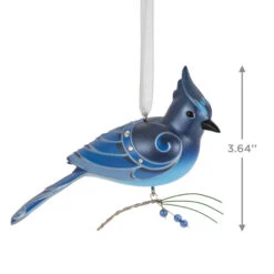 2023 Beauty Of Birds #19 Steller's Jay - JUST ARRIVED!! 8 2023 Beauty Of Birds #19 Steller's Jay - JUST ARRIVED!! -Hallmark MAGIC Ornaments Shop blue jay bird keepsake ornament 1799qxr8057 03