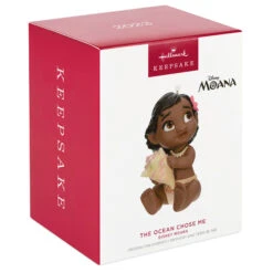 2023 Disney Moana The Ocean Chose Me *Ships JULY 17 -Hallmark MAGIC Ornaments Shop disney baby moana keepsake ornament 2499qxd6627 04