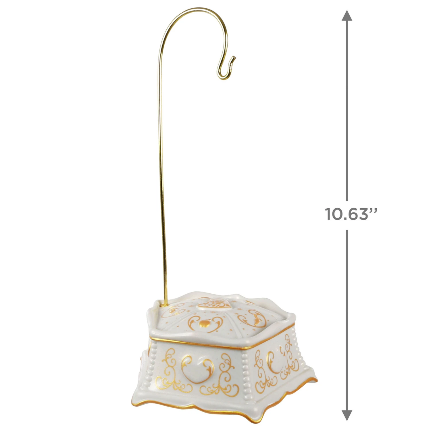 2021 Disney Princess Celebration Premium Porcelain Ornament Stand 10.63" 4 2021 Disney Princess Celebration Premium Porcelain Ornament Stand 10.63" - Image 2