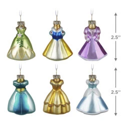 2022 Disney Princess Fit For A Princess Ornament Set Of 6
