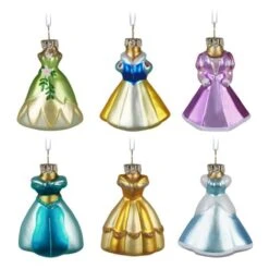 2022 Disney Princess Fit For A Princess Ornament Set Of 6 -Hallmark MAGIC Ornaments Shop disney20fit for a princess