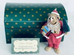 2000 Teddy Bear Family CHRIS KRINGLE #4 In Series *Donna Lee's "Starry Eyed Enterprise" Ornament -Hallmark MAGIC Ornaments Shop dl15chriskringle1