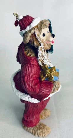 2000 Teddy Bear Family CHRIS KRINGLE #4 In Series *Donna Lee's "Starry Eyed Enterprise" Ornament -Hallmark MAGIC Ornaments Shop dl15chriskringle2