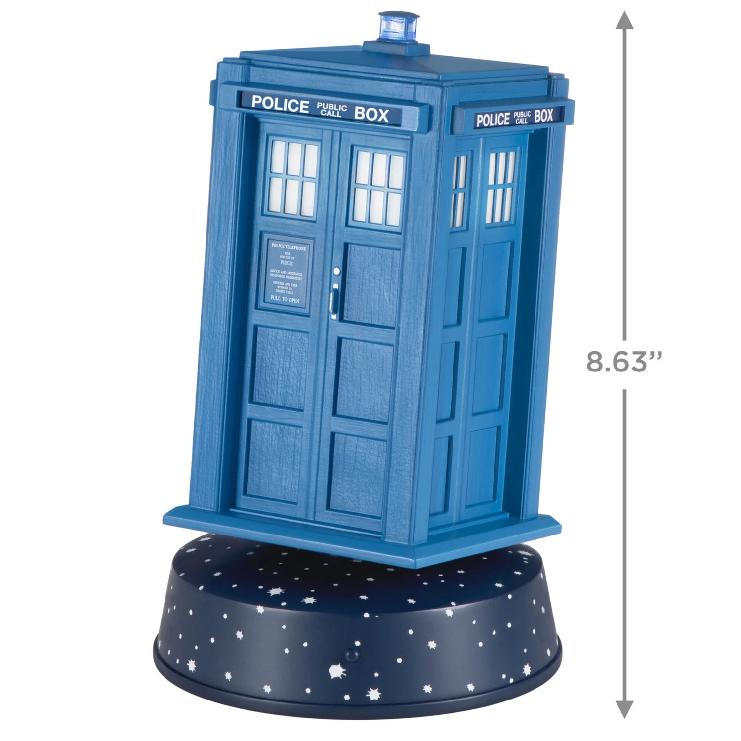 2023 Doctor Who 60th Anniversary, TARDIS 9" Tabletop , LIGHT,SOUND,MOTION *SHIPS NOV 5 4 2023 Doctor Who 60th Anniversary, TARDIS 9" Tabletop , LIGHT,SOUND,MOTION *SHIPS NOV 5 - Image 2