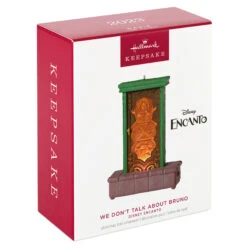 2023 Disney Encanto We Don't Talk About Bruno *MUSIC/LIGHT *Ships JULY 17 -Hallmark MAGIC Ornaments Shop encanto brunos door keepsake ornament 2499qxd6639 04