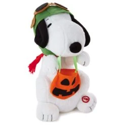 2020 Flying Ace Snoopy Trick Or Treat 10" Musical Plush, MOTION & Music By Hallmark