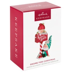 2023 Gnome For Christmas #3 * SHIPS OCT 16 9 2023 Gnome For Christmas #3 * SHIPS OCT 16 -Hallmark MAGIC Ornaments Shop gnomes mailing letter to santa keepsake ornament 1999qxr8109 04