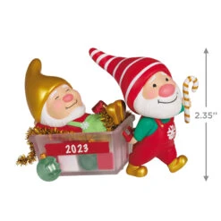 2023 Gnome For Christmas REPAINT Limited Edition *SHIPS JULY 17 -Hallmark MAGIC Ornaments Shop gnomes with christmas decorations keepsake ornament 2199qgo2817 03