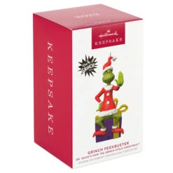 2023 Grinch Peekbuster *Magic *Ships OCT 16 -Hallmark MAGIC Ornaments Shop grinch peekbuster keepsake ornament 2699qxi7067 04