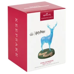 2023 Harry Potter- STAG Patronus *Continuous LIGHT SHOW - SHIPS OCT 16 -Hallmark MAGIC Ornaments Shop harry potter stag patronus keepsake ornament 2999qxi7449 04