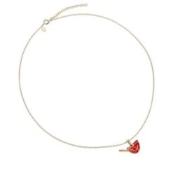 Hallmark Christmas Cardinal Gold Pendant Necklace - Inspired By 2015 Northern Cardinal Ornament -Hallmark MAGIC Ornaments Shop hm200813 3