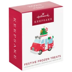 2023 Festive Frozen Treats *Musical Miniature * SHIPS JULY 17 -Hallmark MAGIC Ornaments Shop ice cream truck keepsake ornament 1299qxm9199 04