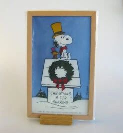 1979 Christmas Is For Sharing - RARE Little Gallery Iridescent Plaque