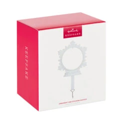 2023 Snowflake Ornament Display Stand And Stocking Hanger -Hallmark MAGIC Ornaments Shop keepsake snowflake ornament and stocking hanger 1999qsb6303 04