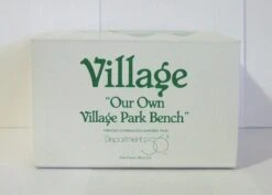 Kirlin's Exclusive Our Own Village Hallmark Park Bench - By Dept 56 -Hallmark MAGIC Ornaments Shop kerlinsbench2