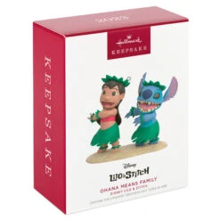 2023 Disney Lilo And Stitch Ohana Means Family *Ships JULY 17 -Hallmark MAGIC Ornaments Shop lilo stitch in hula skirts keepsake ornament 2199qxd6597 04