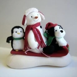 2007 Snow What Fun Sledders - Plush Tabletopper - WITH TAG