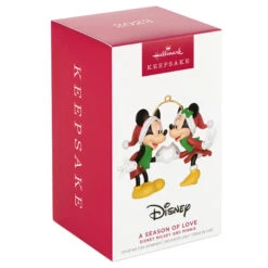 2023 Disney Mickey And Minnie A Season Of Love *Ships OCT 16 -Hallmark MAGIC Ornaments Shop mickey and minnie hands heart keepsake ornament 2099qxd6667 04