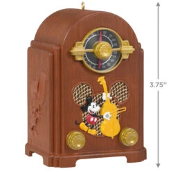 2021 Disney Mickey Mouse Radio * Magic Lights/Sound -Hallmark MAGIC Ornaments Shop mickey20radio