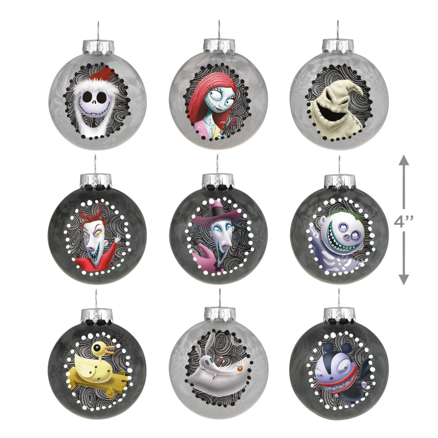 2023 Nightmare Before Christmas Halloween Town Ornament Set *Ships JULY 17 4 2023 Nightmare Before Christmas Halloween Town Ornament Set *Ships JULY 17 - Image 2