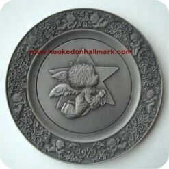 1979 Christmas Pewter Plate #3 - The Little Angel