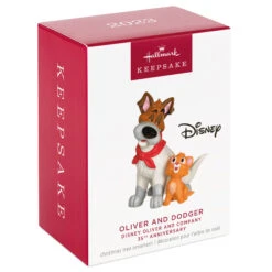 2023 Disney Oliver And Dodger *Ships JULY 17 -Hallmark MAGIC Ornaments Shop oliver and company dog and cat keepsake ornament 1899qxd6559 04