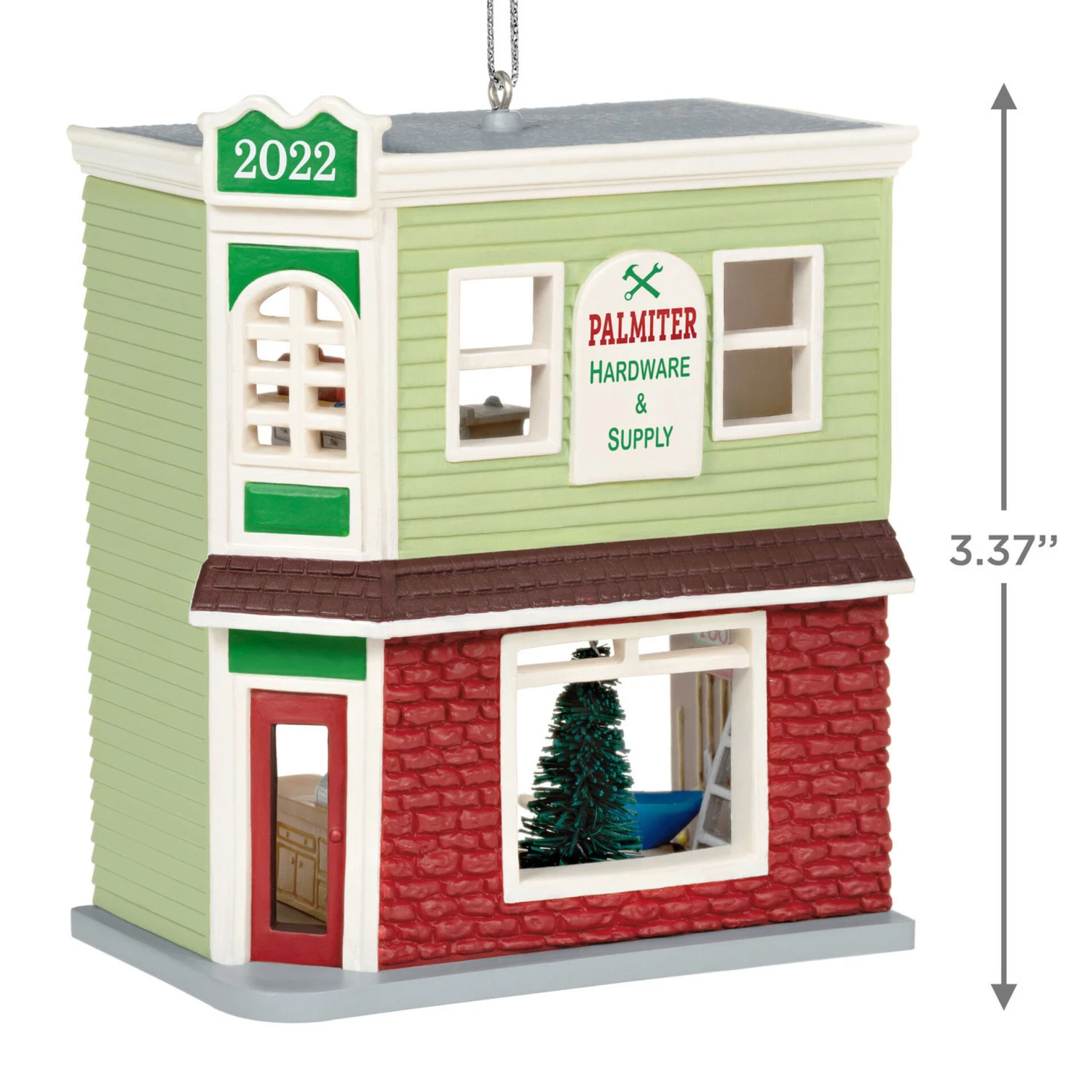 2022 Nostalgic Houses & Shops Palmiter Hardware & Supply REPAINT *Low Production Of 4000 Club Event Exclusive 4 2022 Nostalgic Houses & Shops Palmiter Hardware & Supply REPAINT *Low Production Of 4000 Club Event Exclusive - Image 2