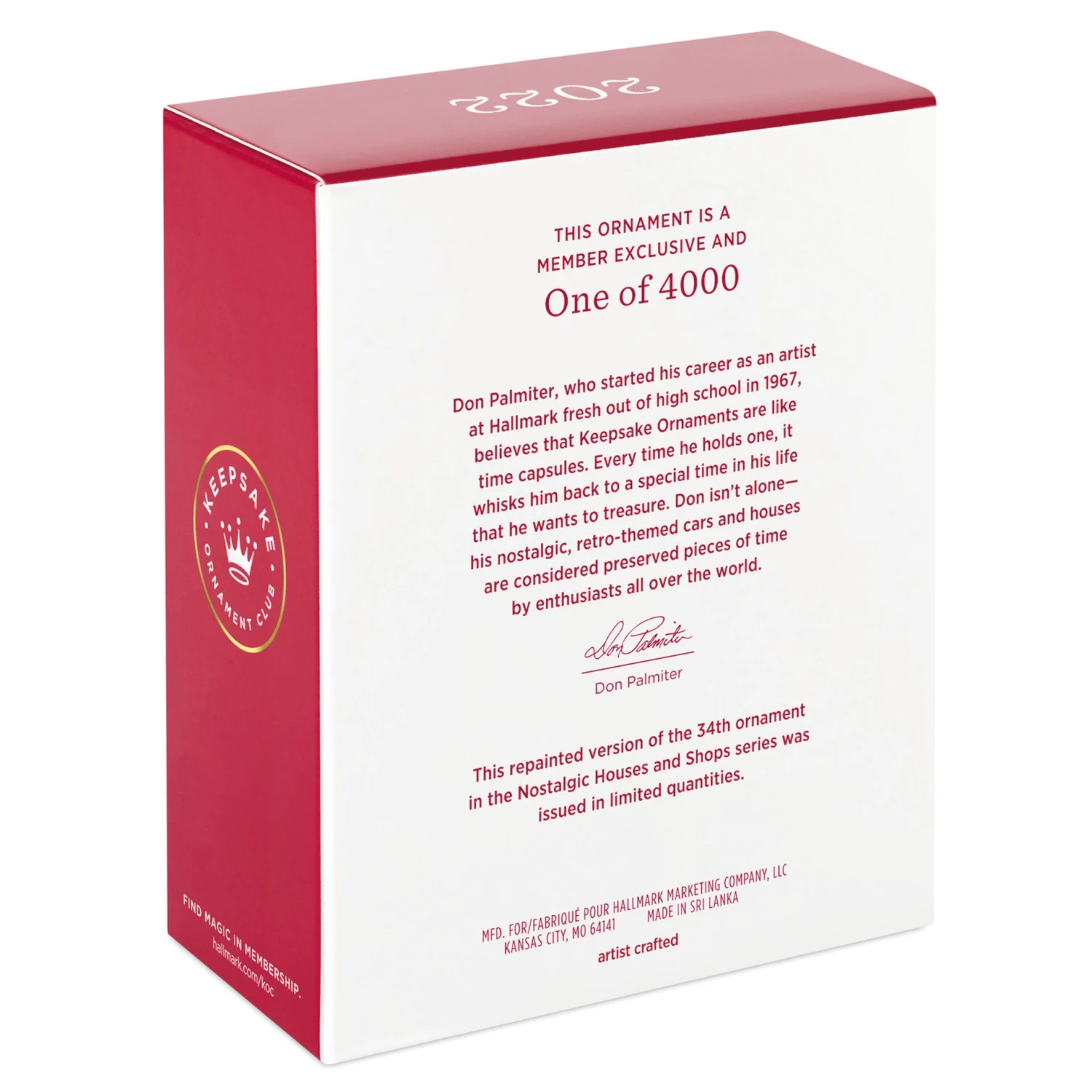 2022 Nostalgic Houses & Shops Palmiter Hardware & Supply REPAINT *Low Production Of 4000 Club Event Exclusive 7 2022 Nostalgic Houses & Shops Palmiter Hardware & Supply REPAINT *Low Production Of 4000 Club Event Exclusive - Image 5