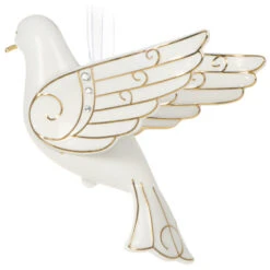 2021 Beauty Of Birds Peace Dove - Special Ed -Hallmark MAGIC Ornaments Shop peace dove porcelain keepsake ornament 2999qk2055 06