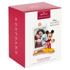 2023 Disney Mickey Mouse Picture Perfect Photo Frame Ornament *Ships July 17 -Hallmark MAGIC Ornaments Shop picture frame keepsake ornament 1799qxd6547 04