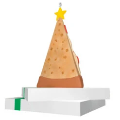 2023 O Pizza Tree *SHIPS OCT 16 -Hallmark MAGIC Ornaments Shop pizza christmas tree on boxes keepsake ornament 1799qgo2857 06