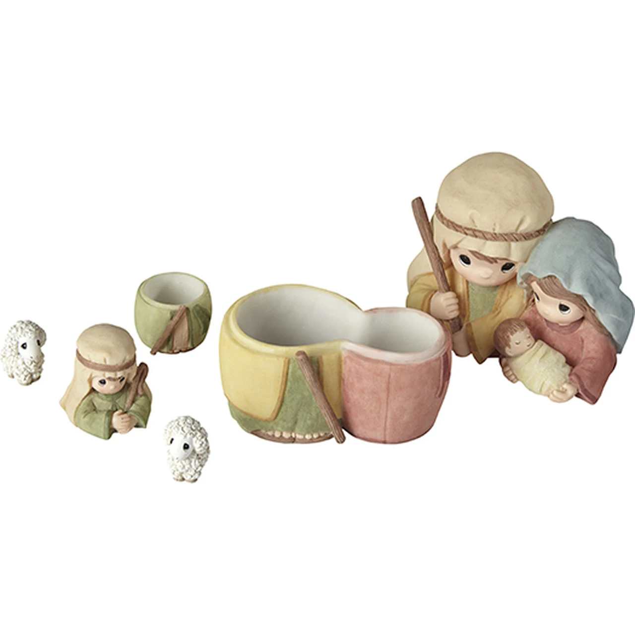 2021 Celebrate The Miracle At The Heart Of Christmas Nesting Nativity - Precious Moments 4 2021 Celebrate The Miracle At The Heart Of Christmas Nesting Nativity - Precious Moments - Image 2