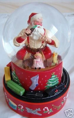 Coca Cola Santa Musical Snow Globe - Motion & Music 3 Coca Cola Santa Musical Snow Globe - Motion & Music