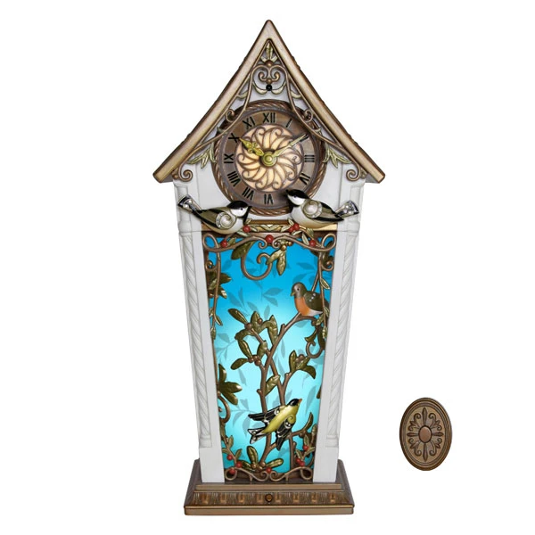 2020 Beauty Of Birds Clock TABLETOP *Damaged Box 3 2020 Beauty Of Birds Clock TABLETOP *Damaged Box