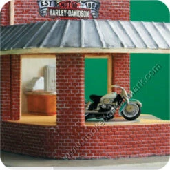 2008 More Than A Store, Harley Davidson - SOLAR POWERED -Hallmark MAGIC Ornaments Shop qfm4494clb