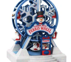 2014 Snow Fun Ferris Wheel MUSIC/LIGHTS/MOTION -Hallmark MAGIC Ornaments Shop qgo1206c