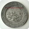 1985 Christmas Pewter Plate #9 - Home For Christmas By Mary Hamilton -Hallmark MAGIC Ornaments Shop qgp6032rr