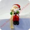 Santa With List - Stocking Hanger - -Hallmark MAGIC Ornaments Shop qhd8156
