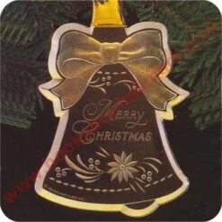 1986 Merry Christmas Bell - Lighted